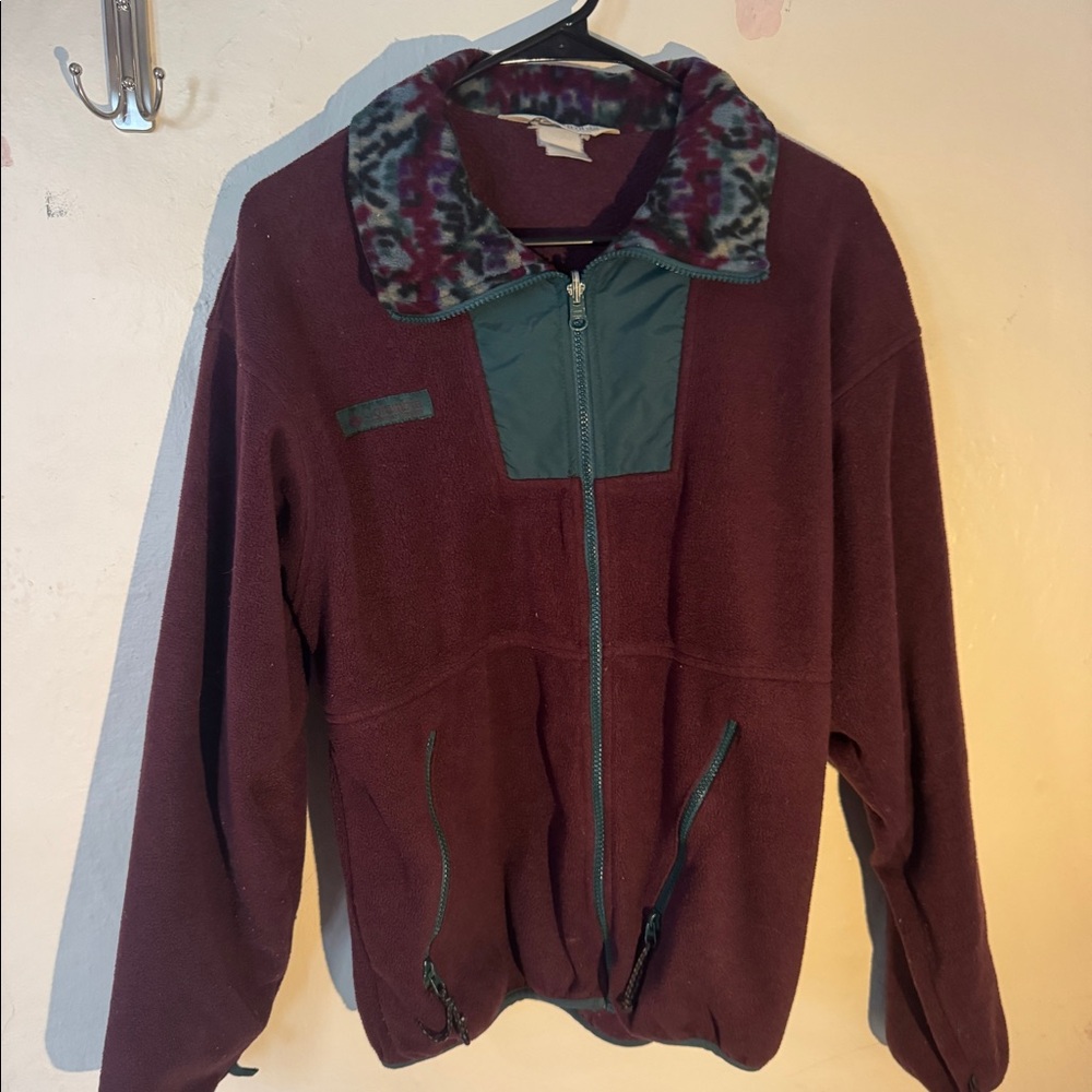 Plum purple Columbia zip up jacket